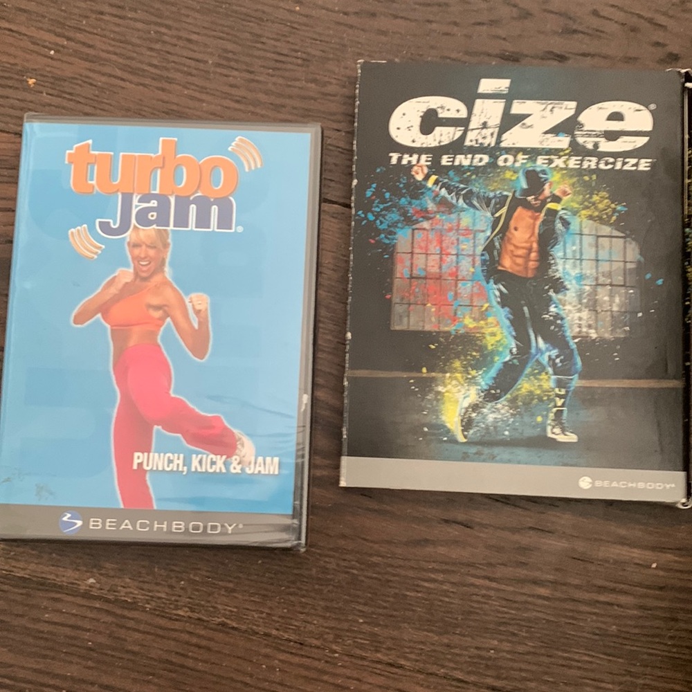 Beachbody Turbo Jam Workout CIZE DVD bundle  of 2 6 Total Fitness Workouts New